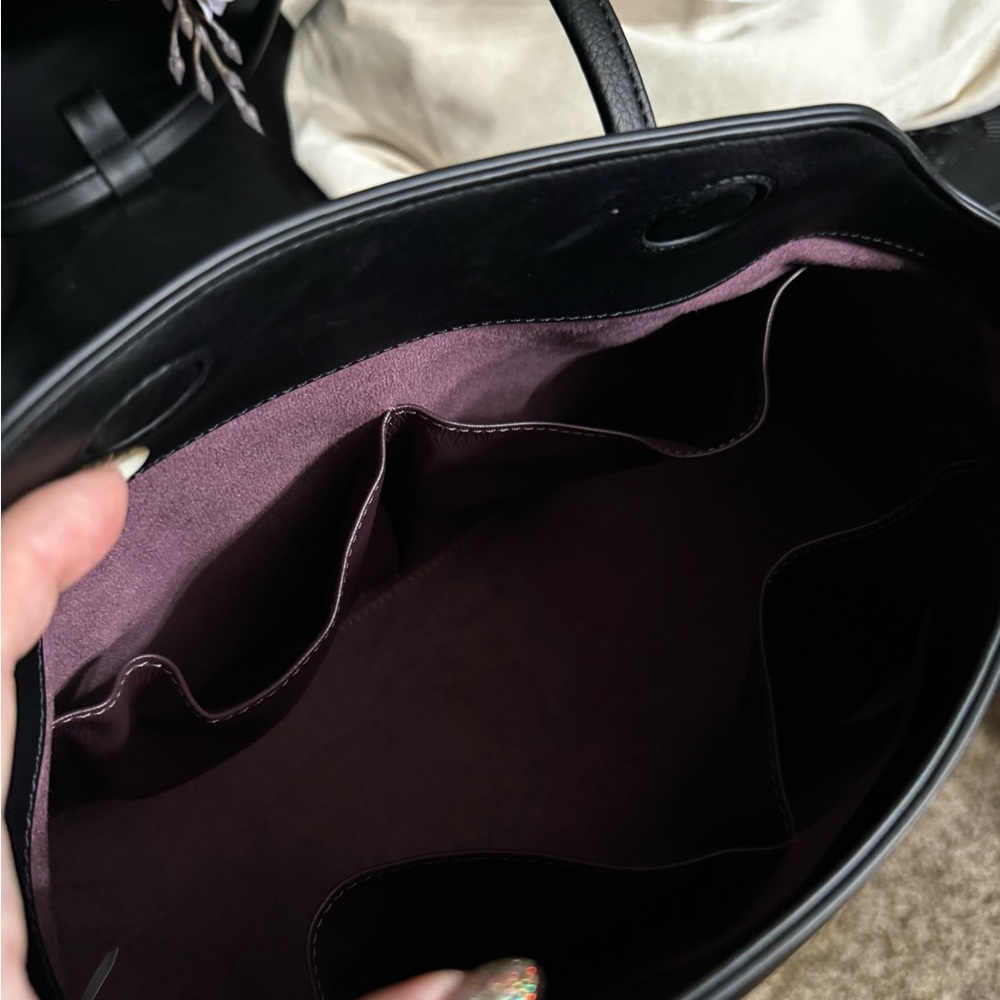 Freja New York Black Faux Leather Chrystie Bag - Picture 3 of 10